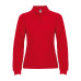 Поло жіноче з довгим рукавом Estrella woman L/S 220 — Червоний
