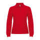 Поло жіноче з довгим рукавом Estrella woman L/S 220 — Червоний