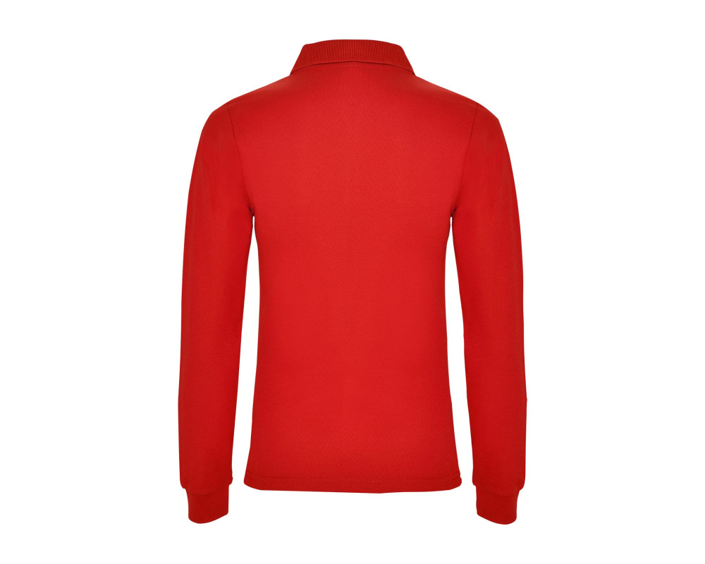 Поло жіноче з довгим рукавом Estrella woman L/S 220 — Червоний
