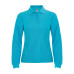 Поло жіноче з довгим рукавом Estrella woman L/S 220 — Синій