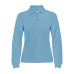 Поло жіноче з довгим рукавом Estrella woman L/S 220 — Синій
