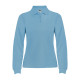 Поло жіноче з довгим рукавом Estrella woman L/S 220 — Синій