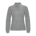 Поло жіноче з довгим рукавом Estrella woman L/S 220 — Сірий