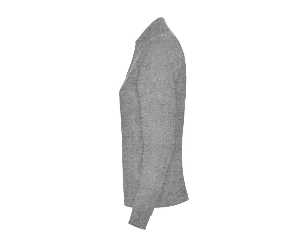 Поло жіноче з довгим рукавом Estrella woman L/S 220 — Сірий