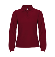 Поло жіноче з довгим рукавом Estrella woman L/S 220 — Червоний