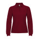Поло жіноче з довгим рукавом Estrella woman L/S 220 — Червоний