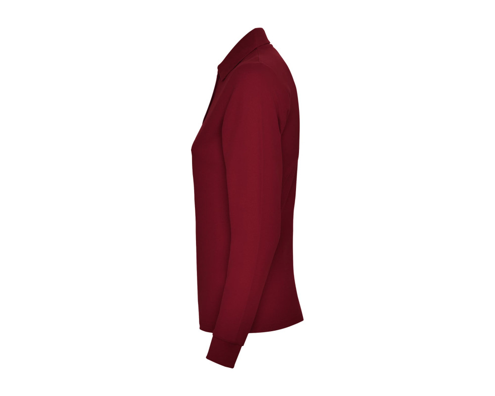 Поло жіноче з довгим рукавом Estrella woman L/S 220 — Червоний