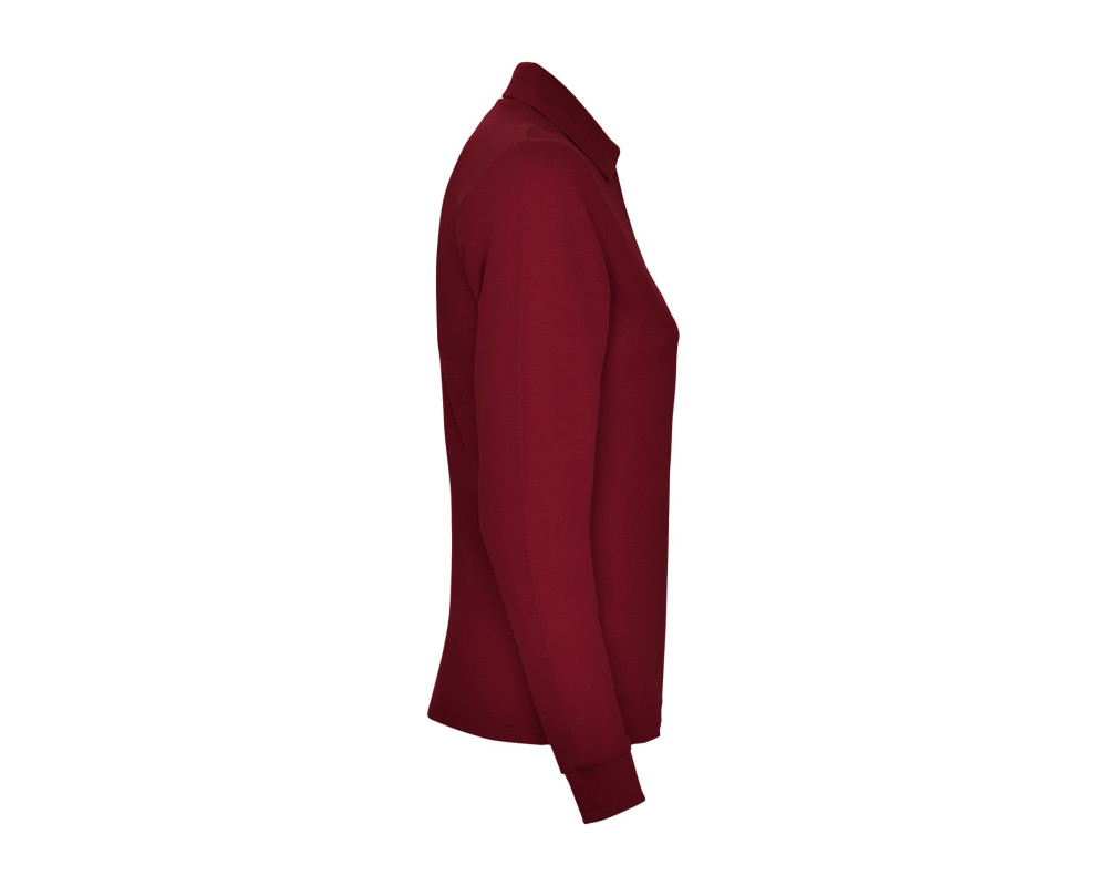 Поло жіноче з довгим рукавом Estrella woman L/S 220 — Червоний