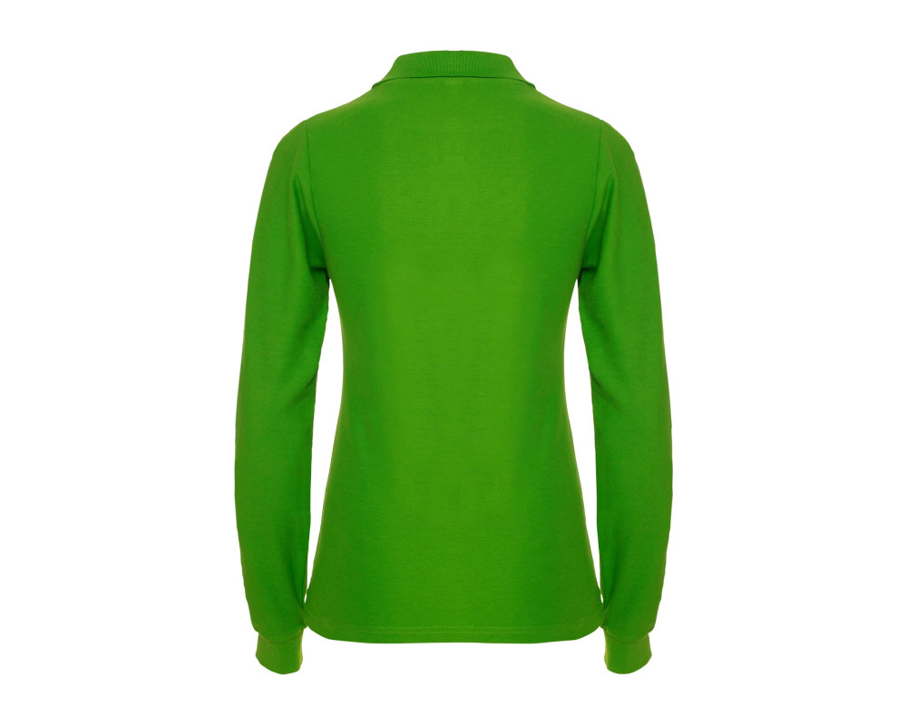 Поло жіноче з довгим рукавом Estrella woman L/S 220 — Зелений