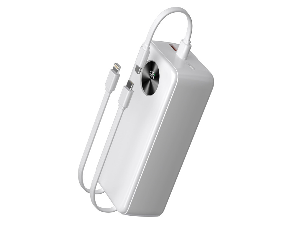 Повербанк BengMax 30000 mAh 22,5W, ТМ TEG — Білий