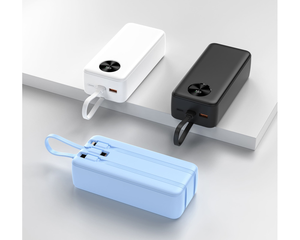 Повербанк BengMax 30000 mAh 22,5W, ТМ TEG — Білий