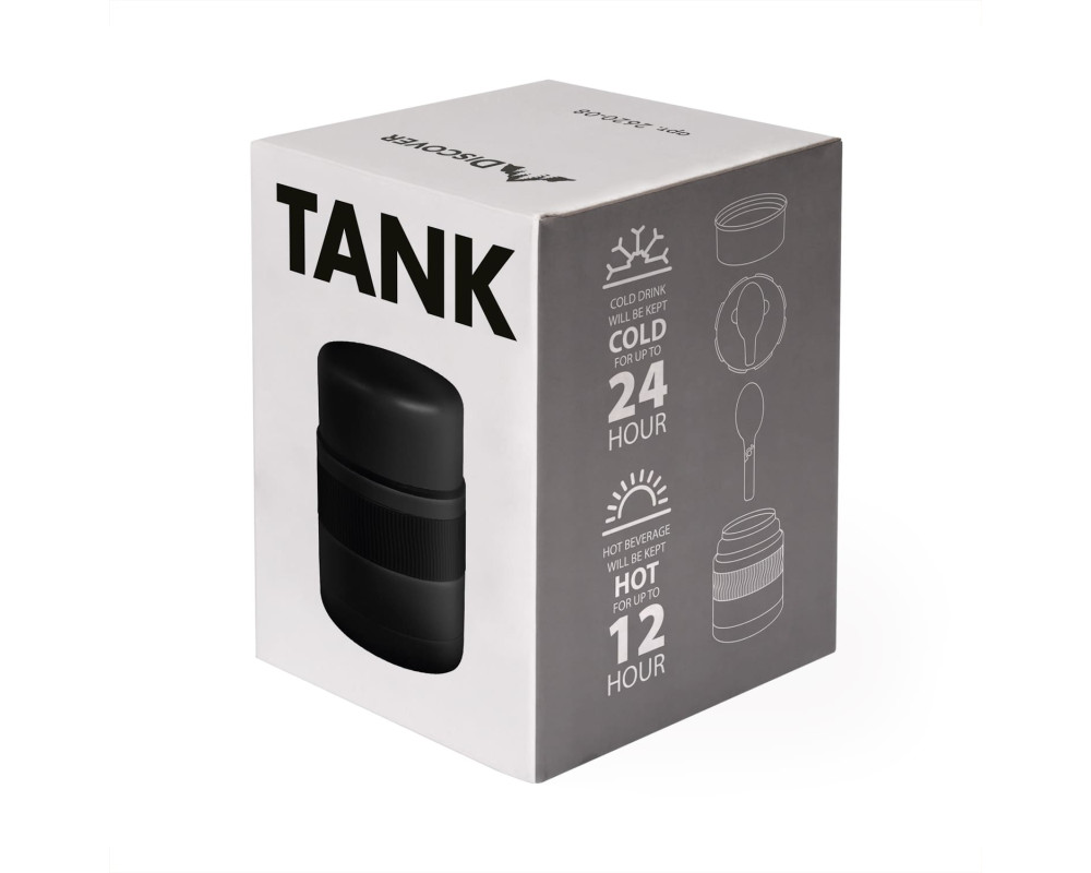 Термос для їжі Tank, TM Discover — Чорний