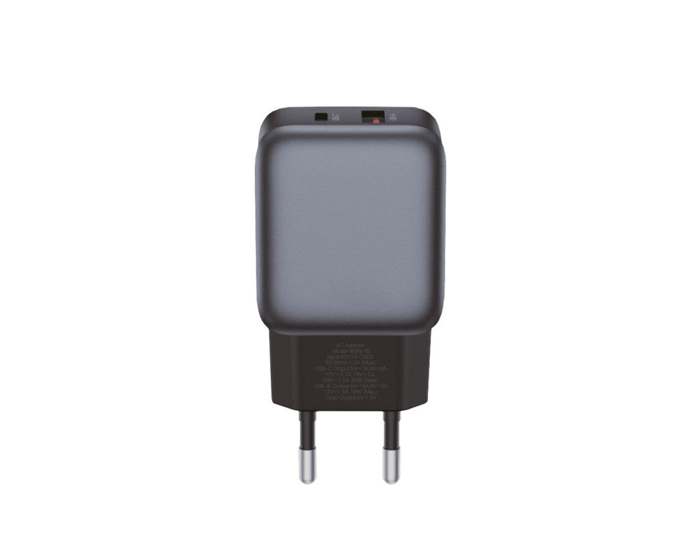 Мережевий зарядний пристрій Slate 30W, TM TEG — Сірий