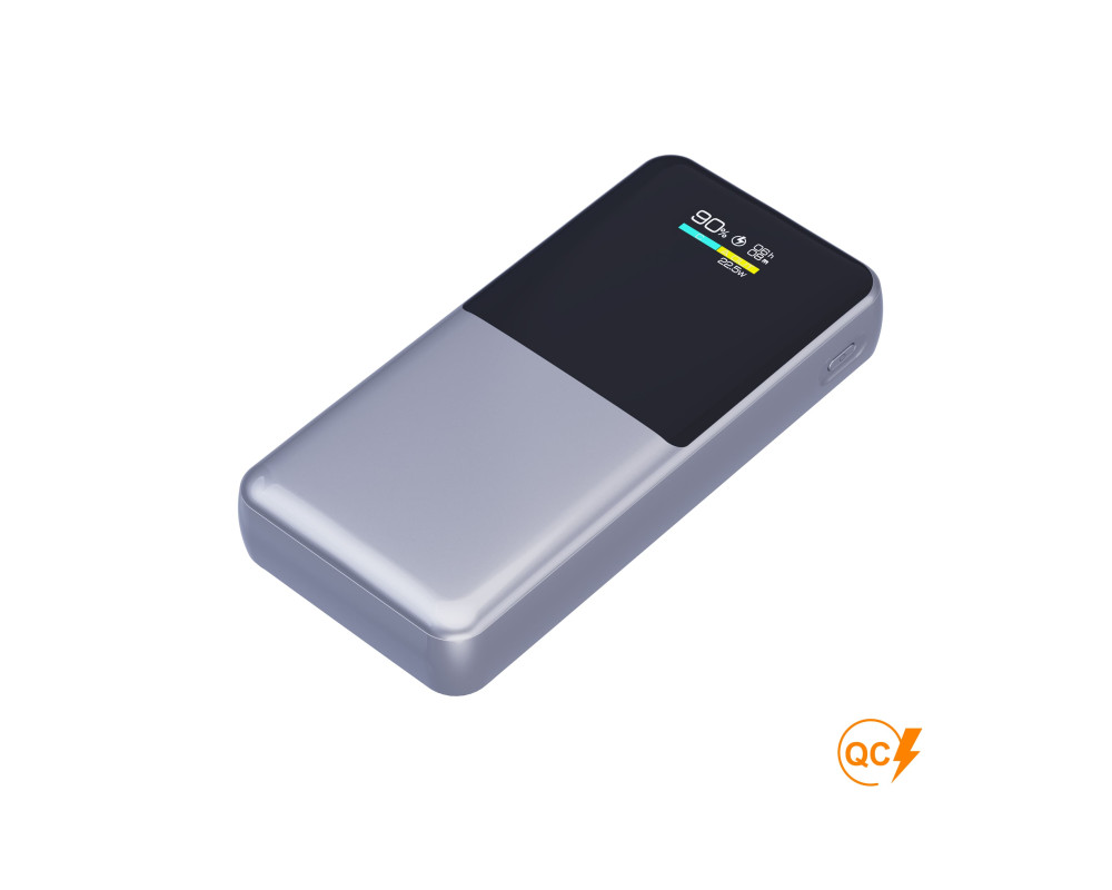 Повербанк Core 20000 mAh 22,5 W, ТМ TEG — Сірий