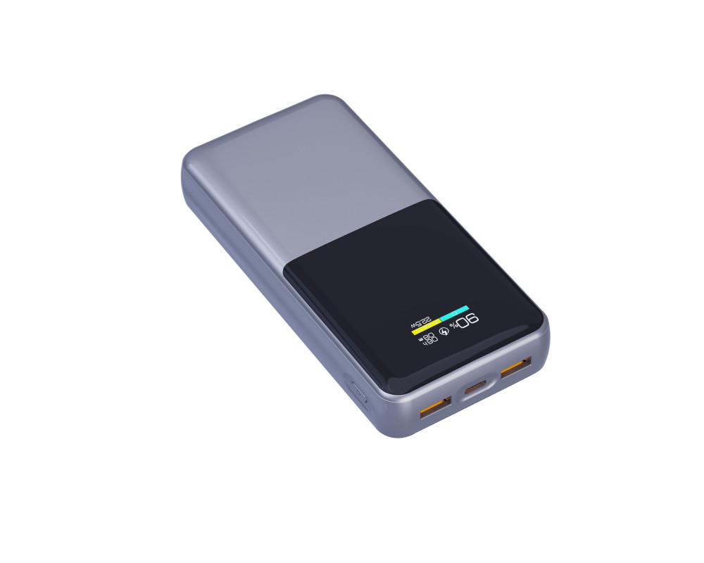 Повербанк Core 20000 mAh 22,5 W, ТМ TEG — Сірий