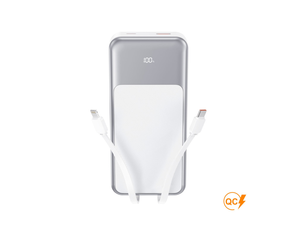 Повербанк Arctis 20000 mAh 22,5W, ТМ TEG — Білий