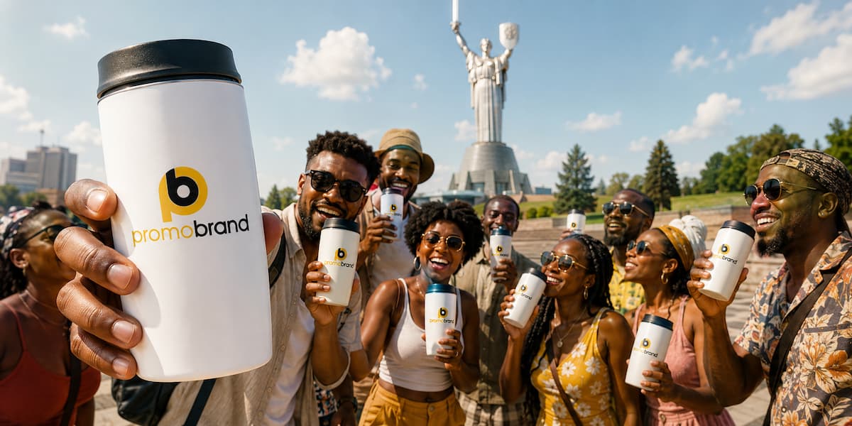 Термосы с логотипом для корпоративных подарков Promobrand в жаркий сезон